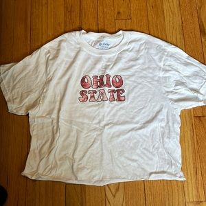 Brand new Ohio State cropped T shirt.